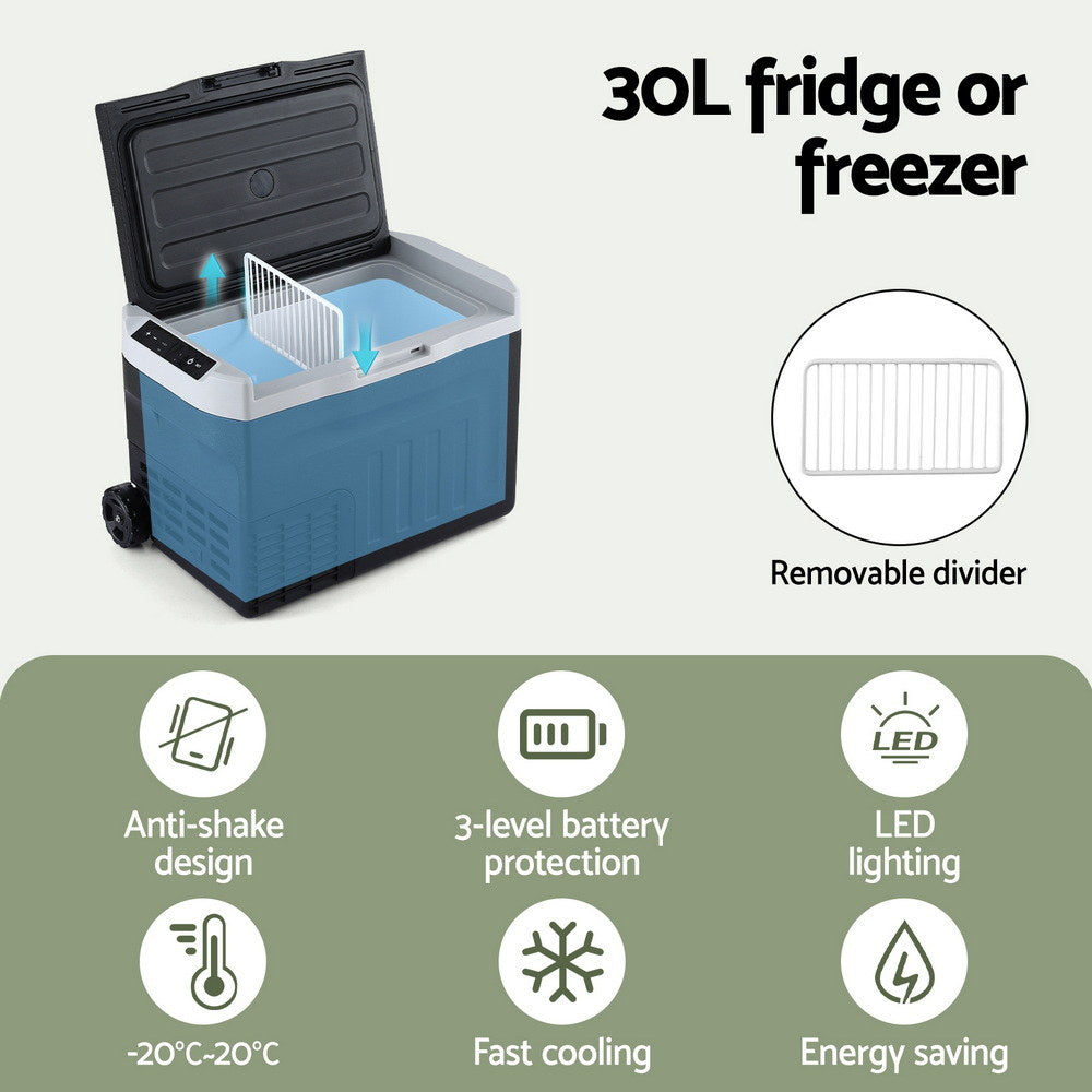 Portable Fridge 30L Bar Camping Freezer