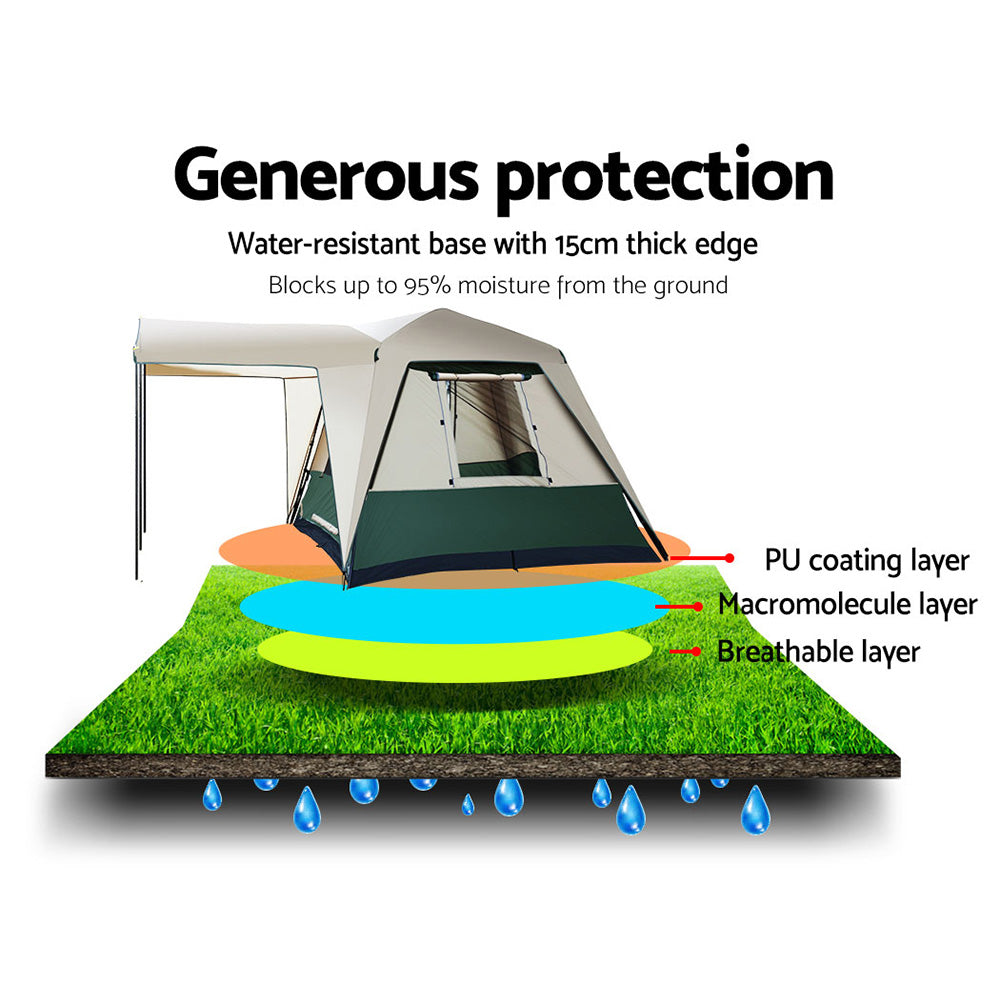 Weisshorn 4 Person Instant Camping Tent