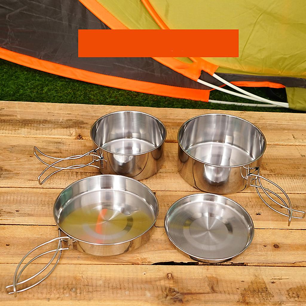 Stainless Steel Camping  Pots