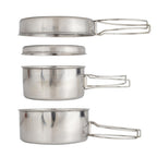 Stainless Steel Camping  Pots
