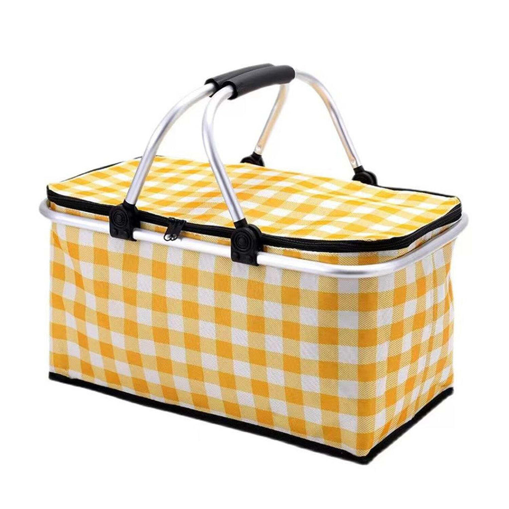 Collapsible Outdoor Camping Portable Insulated Picnic Basket
