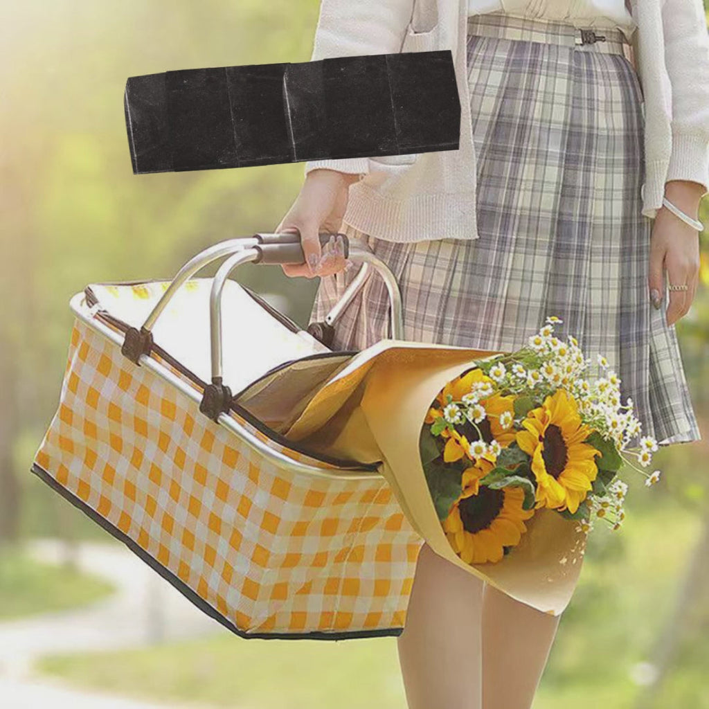 Collapsible Outdoor Camping Portable Insulated Picnic Basket