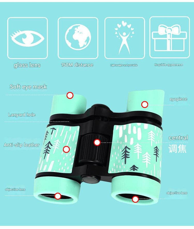 Rubber Grip Kids Binoculars