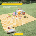 Yellow Lightweight Thickened Picnic Mat