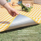 Yellow Lightweight Thickened Picnic Mat