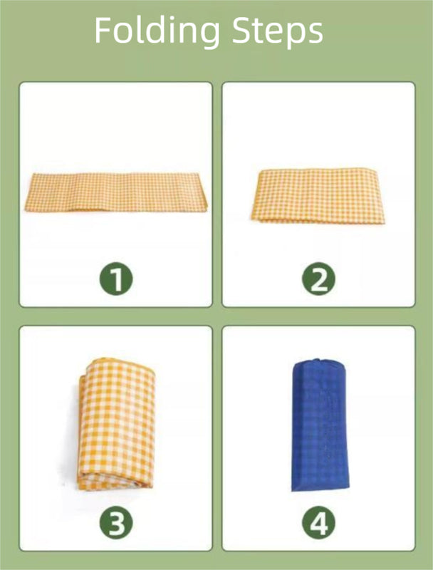 Yellow Lightweight Thickened Picnic Mat