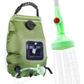 Green Portable Solar Camping Shower Bag