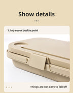 Collapsible Picnic Basket with Mini Table Lid