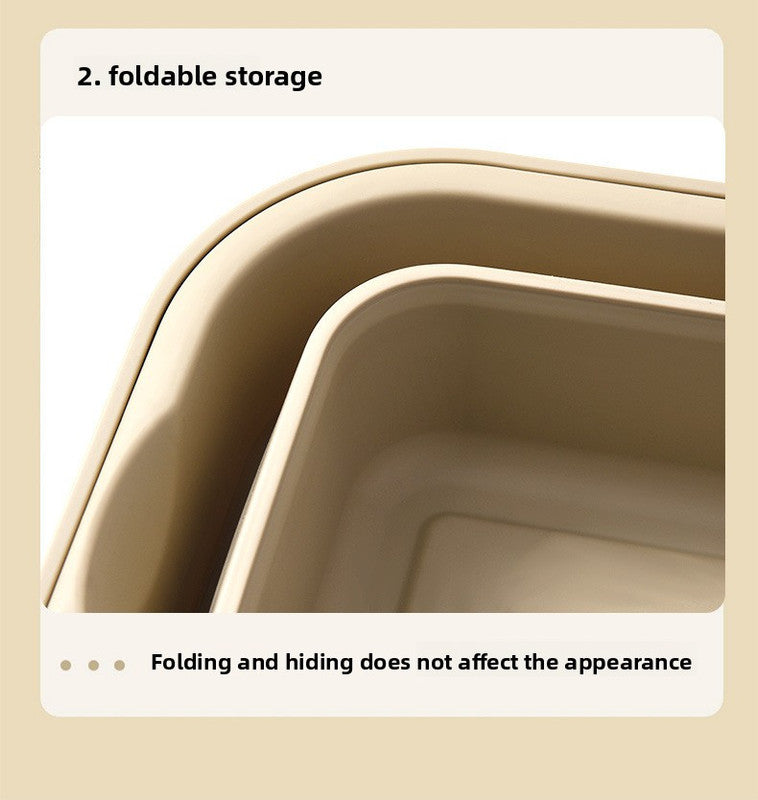 Collapsible Picnic Basket with Mini Table Lid