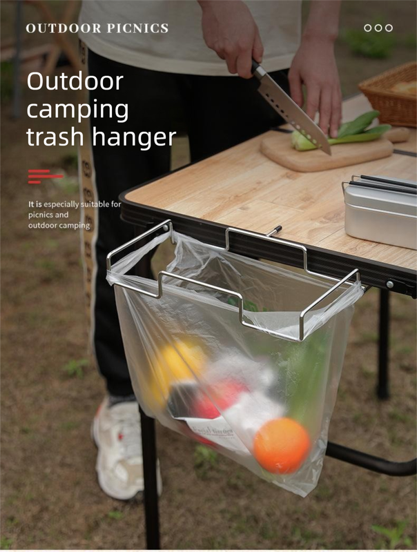 Portable Outdoor Camping Trash Bag Holder