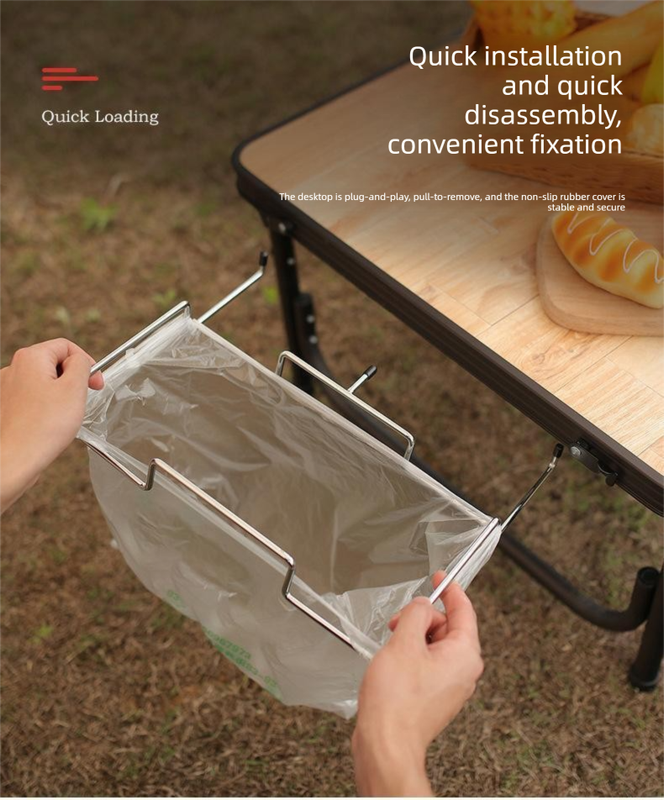 Portable Outdoor Camping Trash Bag Holder