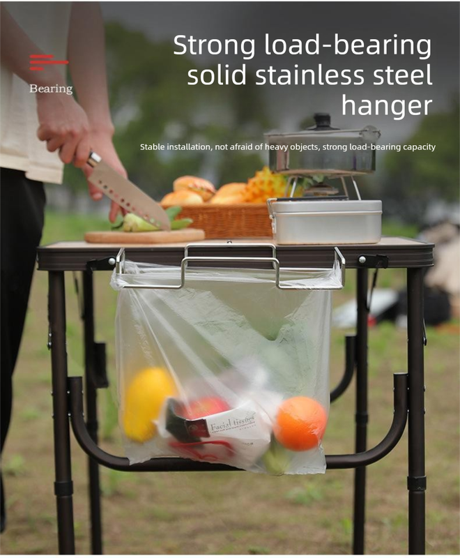 Portable Outdoor Camping Trash Bag Holder
