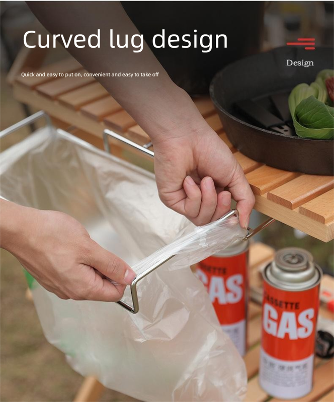 Portable Outdoor Camping Trash Bag Holder