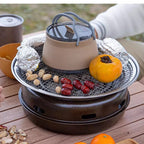 Dark Green 1L Portable Collapsible Camping Kettle